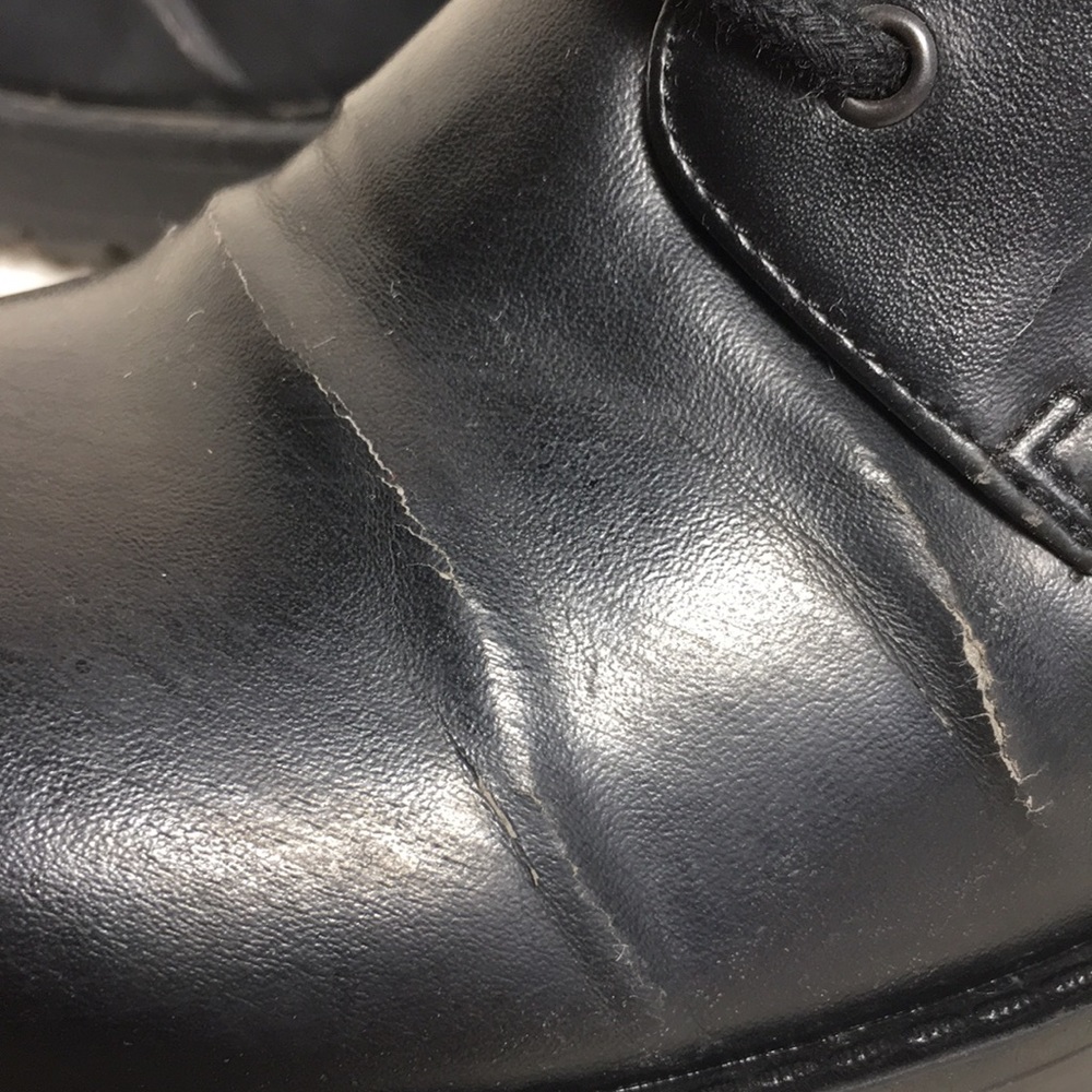 Vintage Mudd platform chunky square toe shoe black 8 - Picture 16 of 16